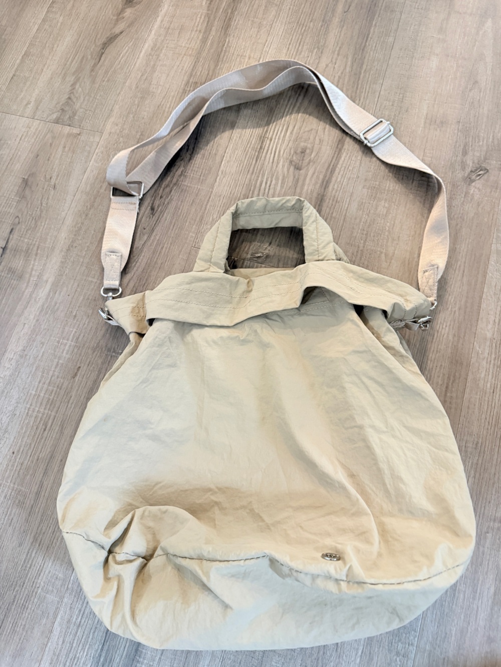 Westbronco Light Beige Women's Convertible Tote Crossbody Bag